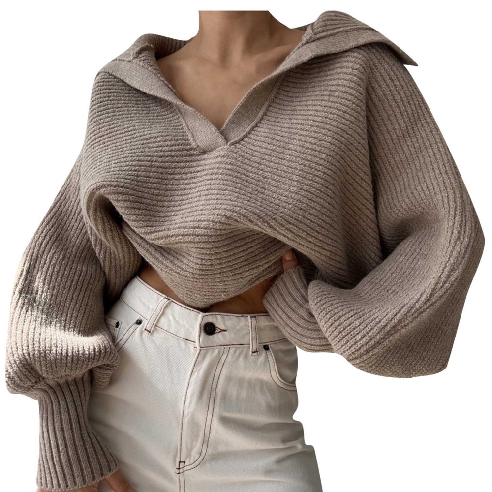 Forever 21 Cozy Grey Knit Sweater